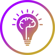 Lightbulb and Brain Icon